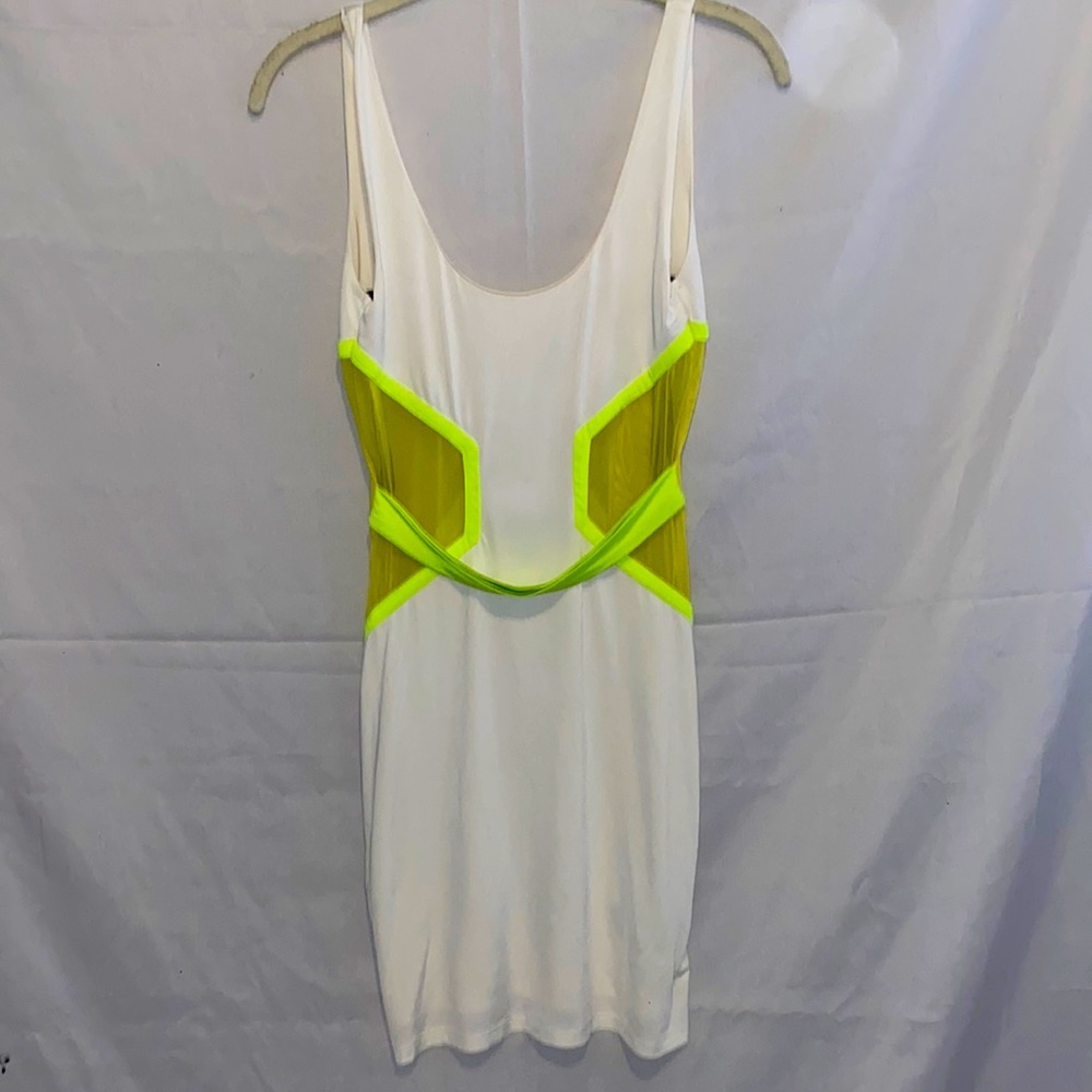 Amazing BEBE neon bodycon dress!